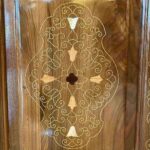 معرق کاری با صدف میز کنسول چوبی