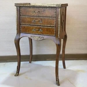 میز تلفن شیک برنزکوب