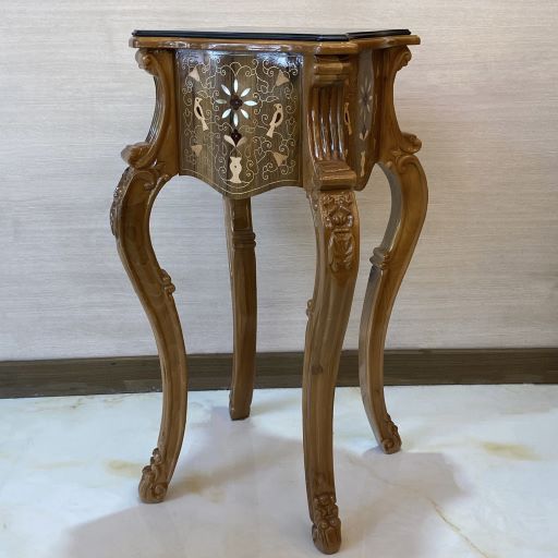 میز تلفن شیک چوبی