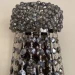 بدنه لوستر دیواری نقره ای