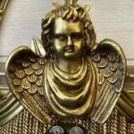 فرشته برنزی بدنه لوستر دیواری