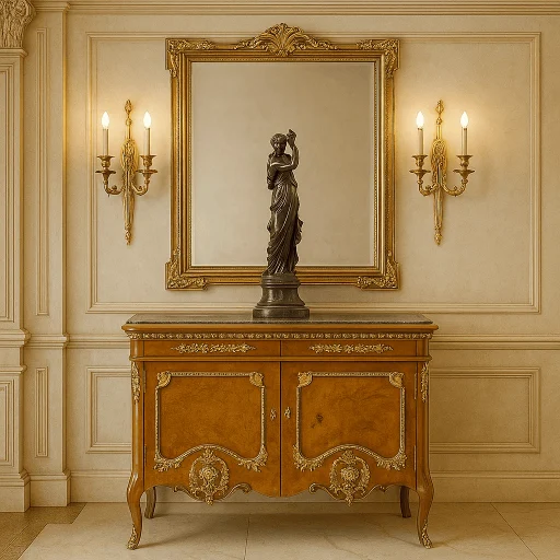 آینه و کنسول چوبی جدید برنزکوب