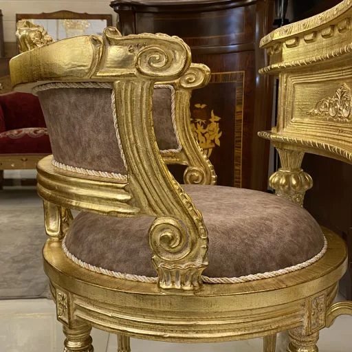 میز بازی تخته نرد و شطرنج طلایی