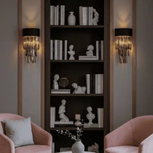 لوستر دیواری مدرن شیک چرم