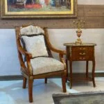 میز تلفن چوبی کلاسیک