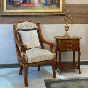 میز تلفن چوبی کلاسیک