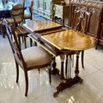 میز بازی تخته نرد و شطرنج چوبی کشویی