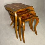 میز عسلی قهوه ای طرح پرنده