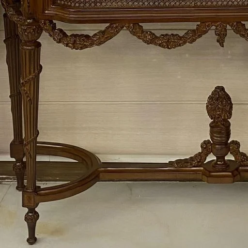 آینه و کنسول جدید چوبی قهوه ای