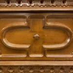 کشو کنسول چوبی جدید قهوه ای