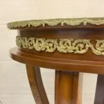 بدنه میز چوبی گرد