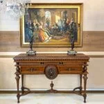 میز کنسول جدید قهوه ای شیک