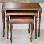 میز عسلی قهوه ای