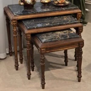 میز عسلی قهوه ای و مشکی شیک