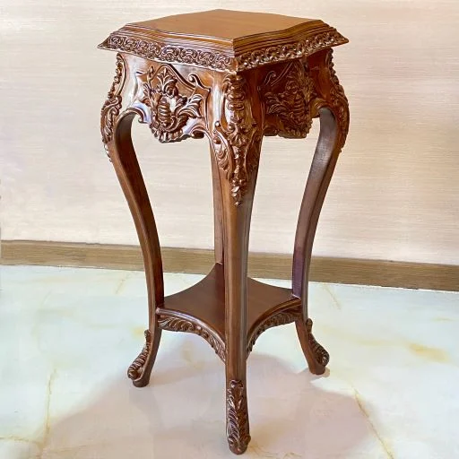 میز تلفن قهوه ای شیک پرمنبت