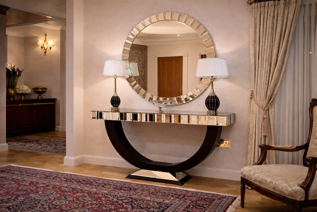 بهترین سبک‌های آینه‌ کنسول برای دکوراسیون ایرانی