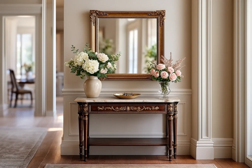 میز کوچک مخصوص ورودی خانه-نکات ضروری چیدمان