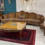 مبلمان کلاسیک شیک قهوه ای ژانت